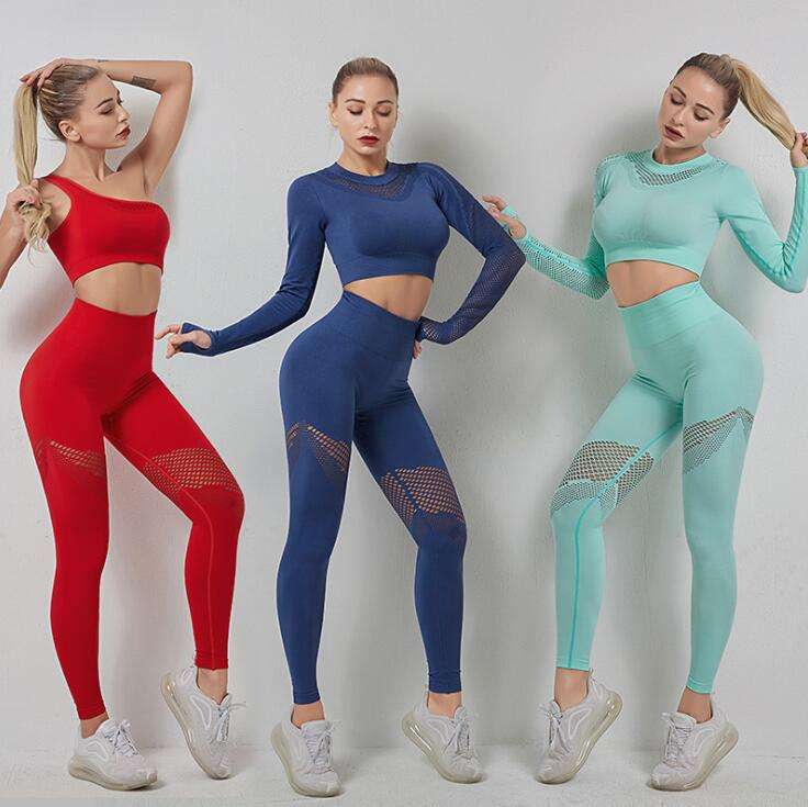 Vietnam Clothing Factory Yoga set Bra And Leggings Set Women High Waist Fitness Gym Cloth 2 Piece Tracksuit Sportwear